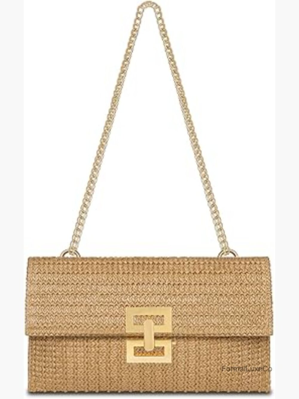 Women's Straw Clutch Purse Evening Handbag Crossbody Shoulder Bag Summer - Picture 1 of 7